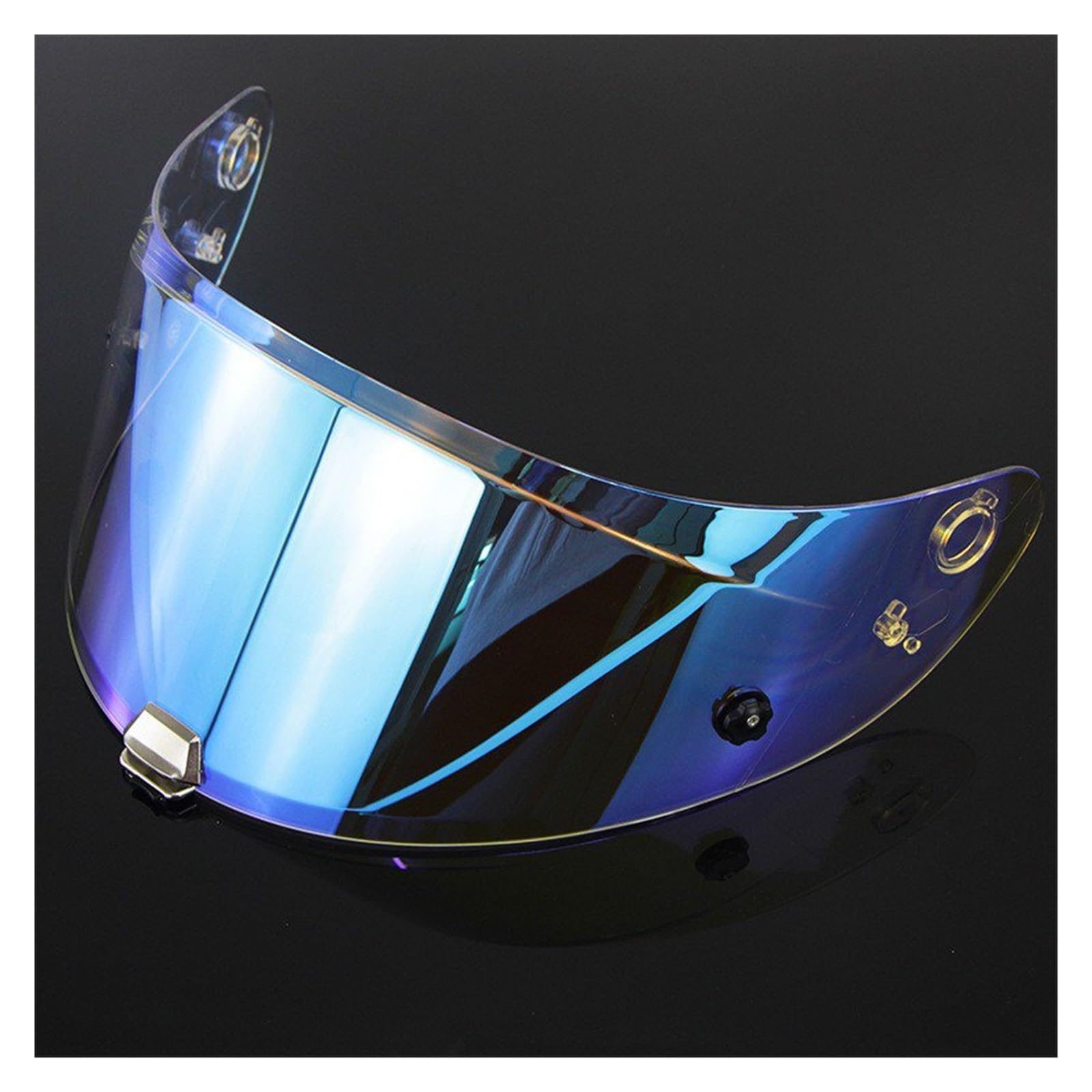 Motorrad Helmvisierlinse, Helmvisier Kompatibel mit HJC RPHA 70 RPHA 11 HJ-26 ST Motorradhelm Universalgröße Helmbrille Visier Motorradzubehör(Rot)(Blue) von XYJTC