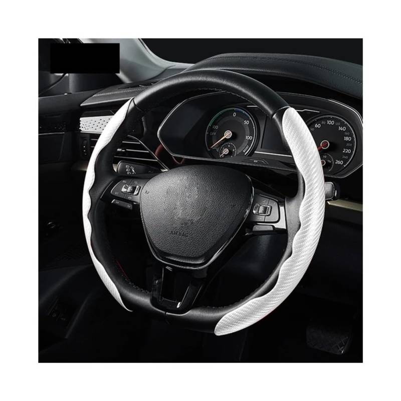 Lenkradbezug Lenkradhülle 36 cm Auto Lenkrad Abdeckung Nicht-Slip Carbon Faser Ultra-dünne Karte Abdeckung Auto Griff Schutzhülle Typ D Universal von XYSZQJZYP