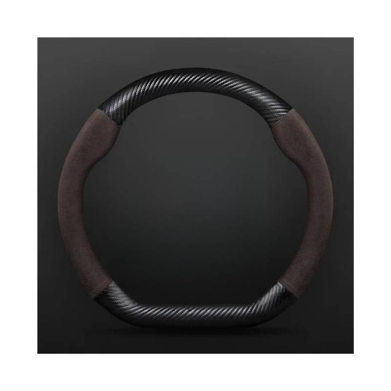 Lenkradbezug Lenkradhülle Carbon Faser Auto lenkrad Abdeckung 37-38 cm Für DS3 DS4 DS5 DS5 DS 5LS DS6 DS7 DS9 DS Für Spirit Auto Zubehör von XYSZQJZYP