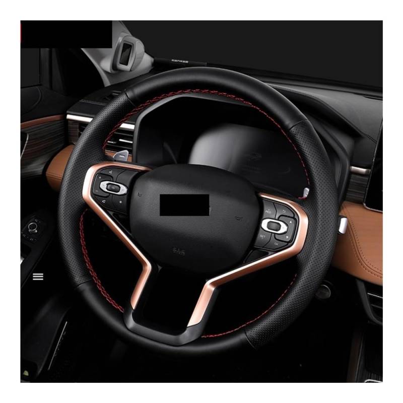 Lenkradbezug Lenkradhülle Für GWM Für Haval Für Jolion 2024 2021-2023 Auto Styling Handgenähte rutschfeste Lenkradabdeckung Auto Modifiziertes Zubehör von XYSZQJZYP