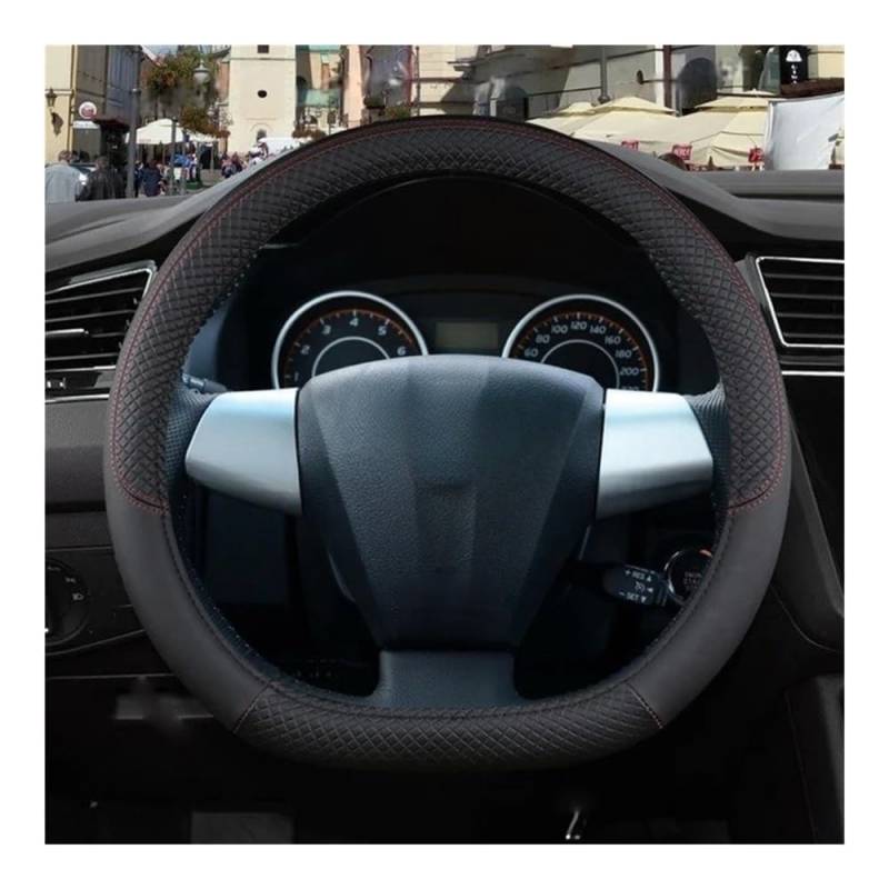 Lenkradbezug Lenkradhülle Für Wish AE10 AE20 2003~2017 DERMAY Auto Lenkrad Abdeckung PU Auto Zubehör innen von XYSZQJZYP