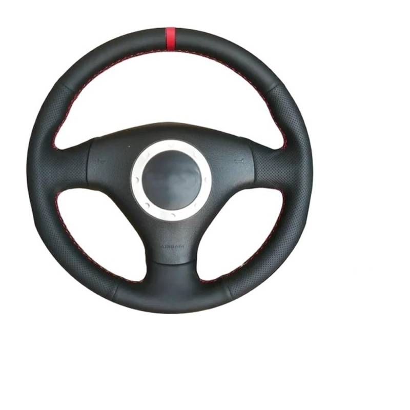 Lenkradbezug Lenkradhülle Schwarz Rot Marker Lenkrad Abdeckung für A2 8Z A3 8L Sportback A4 B6 Av&ant A6 C5 A8 D2 TT 8N S3 S4 RS4 RS6 von XYSZQJZYP