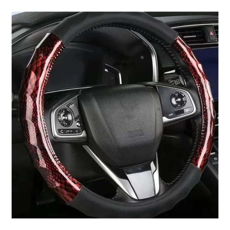 Lenkradbezug Lenkradhülle Universal Auto Lenkrad Abdeckung Auto-Styling Innen Zubehör Sport Auto Lenkrad Abdeckungen Anti-Slip 37CM-38CM von XYSZQJZYP