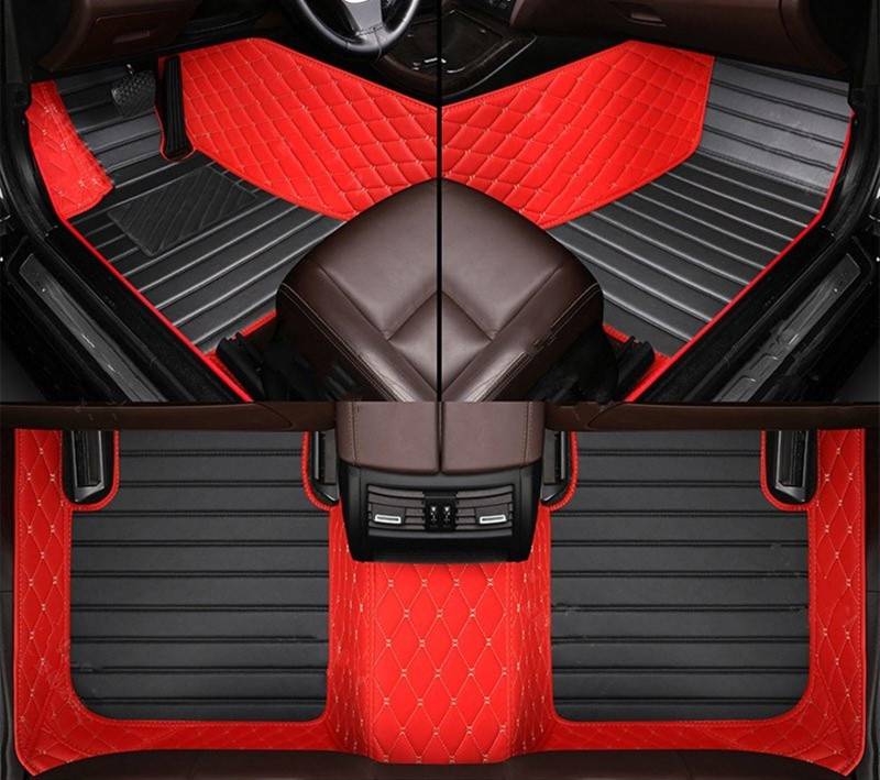 XYUOIS Fußmatten Auto Kompatibel Mit Civic 2007 2008 2009 2010 2011 Auto-Fußmatten, Individuelle Auto-Fußpolster, Teppichbezug, Innenzubehör, Anti-Rutsch-Matte(11) von XYUOIS
