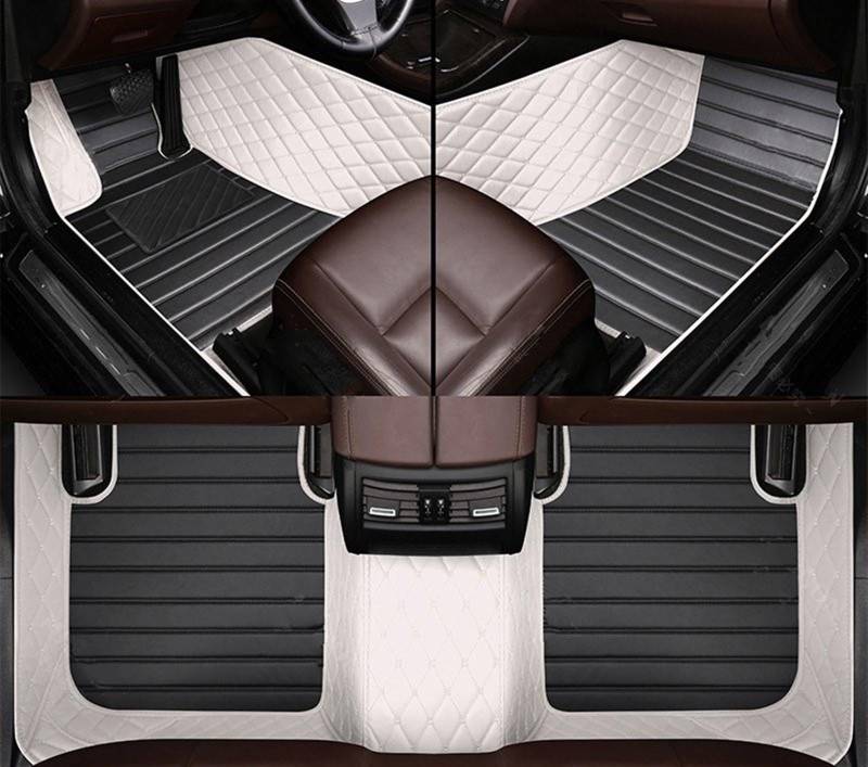 XYUOIS Fußmatten Auto Kompatibel Mit Civic 2007 2008 2009 2010 2011 Auto-Fußmatten, Individuelle Auto-Fußpolster, Teppichbezug, Innenzubehör, Anti-Rutsch-Matte(12) von XYUOIS