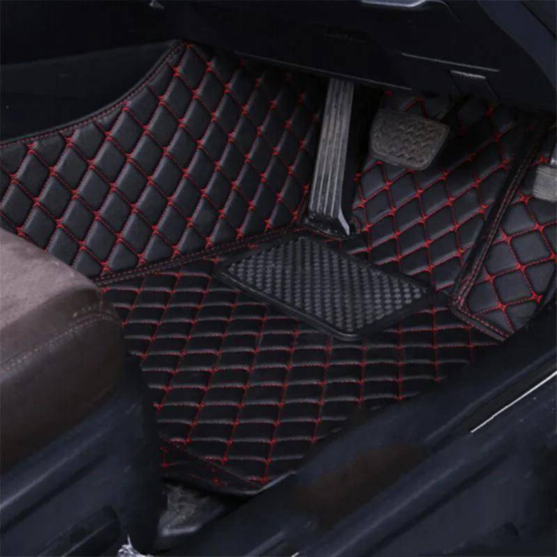 XYUOIS Fußmatten Auto Kompatibel Mit Fit Für Jazz 2020 2019 2018 2017 2016 2015 2014 5 Sitze Custom RHD Teppiche Auto Fußmatten Auto Cover Styling Zubehör(9) von XYUOIS