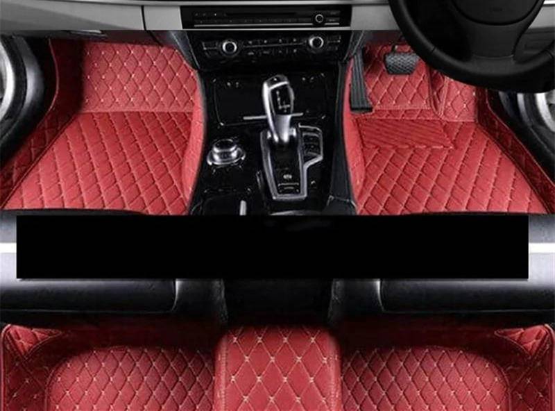 XYUOIS Fußmatten Auto Kompatibel Mit Ford Für Explorer U502 2016 2017 2018 2019 7-Sitzer Auto-Bodenmatte, rutschfeste Unterlage, wasserdichte Polster, Teppiche Für Den Innenraum, Autozubehör(RHD,9) von XYUOIS