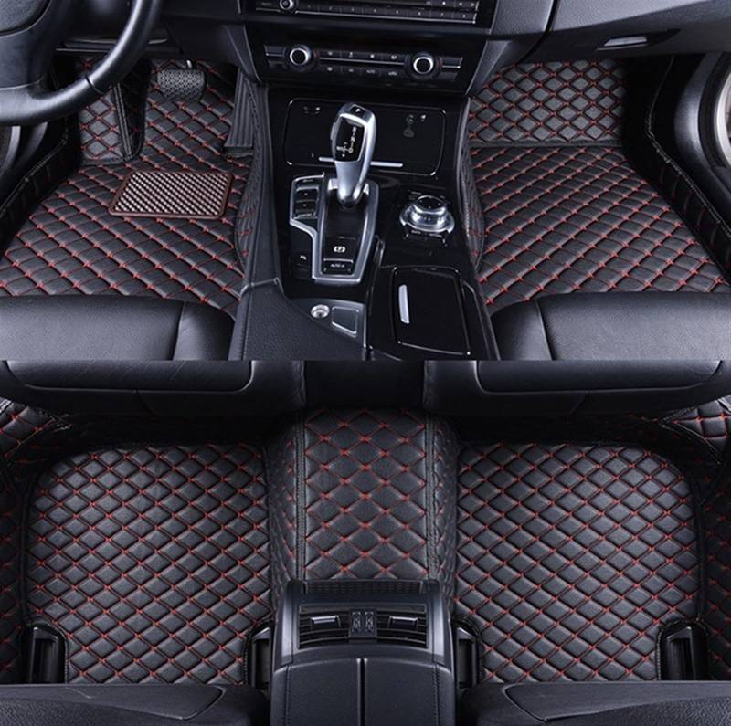 XYUOIS Fußmatten Auto Kompatibel Mit Nissan Für Quest 2017 2016 2015 2014 2013 2012 2011 7 Sitze, wasserdichte Auto-Fußmatten, Teppiche, Auto-Innenraumteppiche, Zubehör(5) von XYUOIS