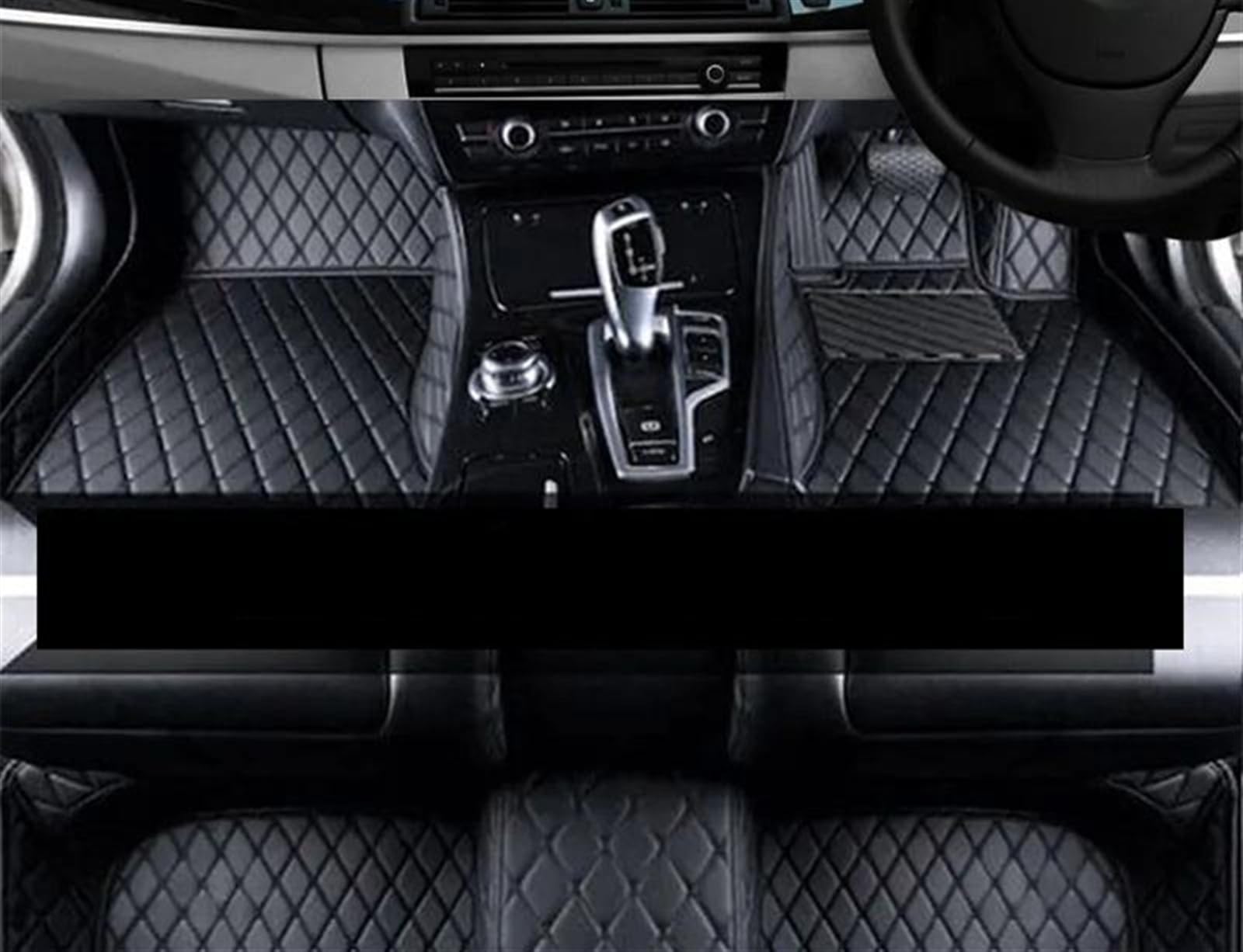 XYUOIS Fußmatten Auto Kompatibel Mit Q7 4L MK1 2005–2015 2012 2013 2014 Auto-Fußmatten, Luxuriöser Teppich, Anti-Schmutz-Teppich, Langlebiges Automatten-Set, Auto-Innenzubehör(RHD,color1) von XYUOIS