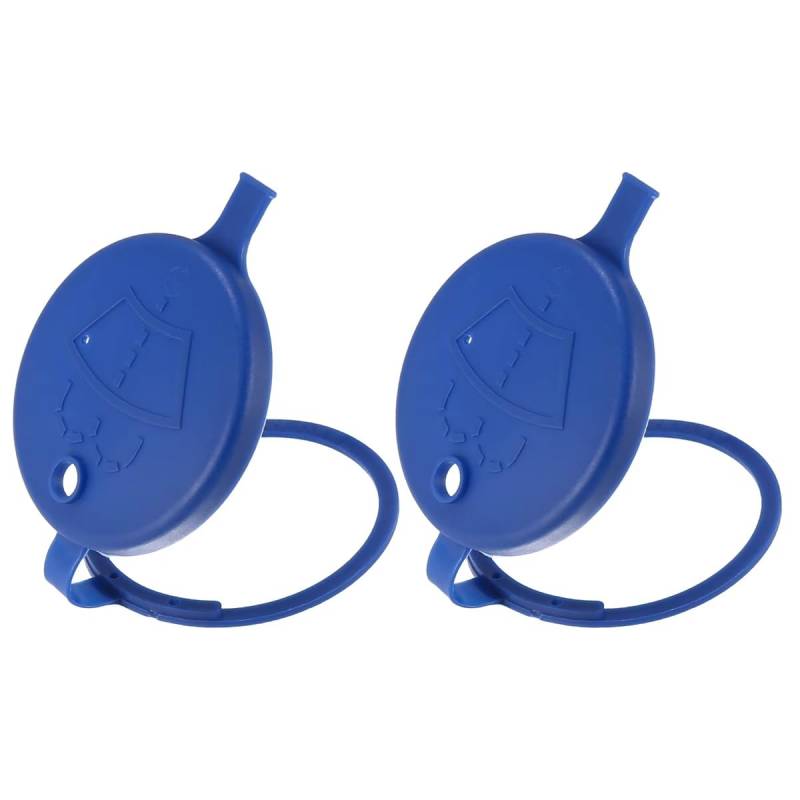 XYUOIS Kappe Scheibenwischer Kompatibel Mit Ford Für Focus 2012 2013 2014 2015 Scheibenwaschflüssigkeitsbehälter-Flaschentankdeckel Autoglas-Wasserwaschflaschendeckel 643237(2Pcs) von XYUOIS