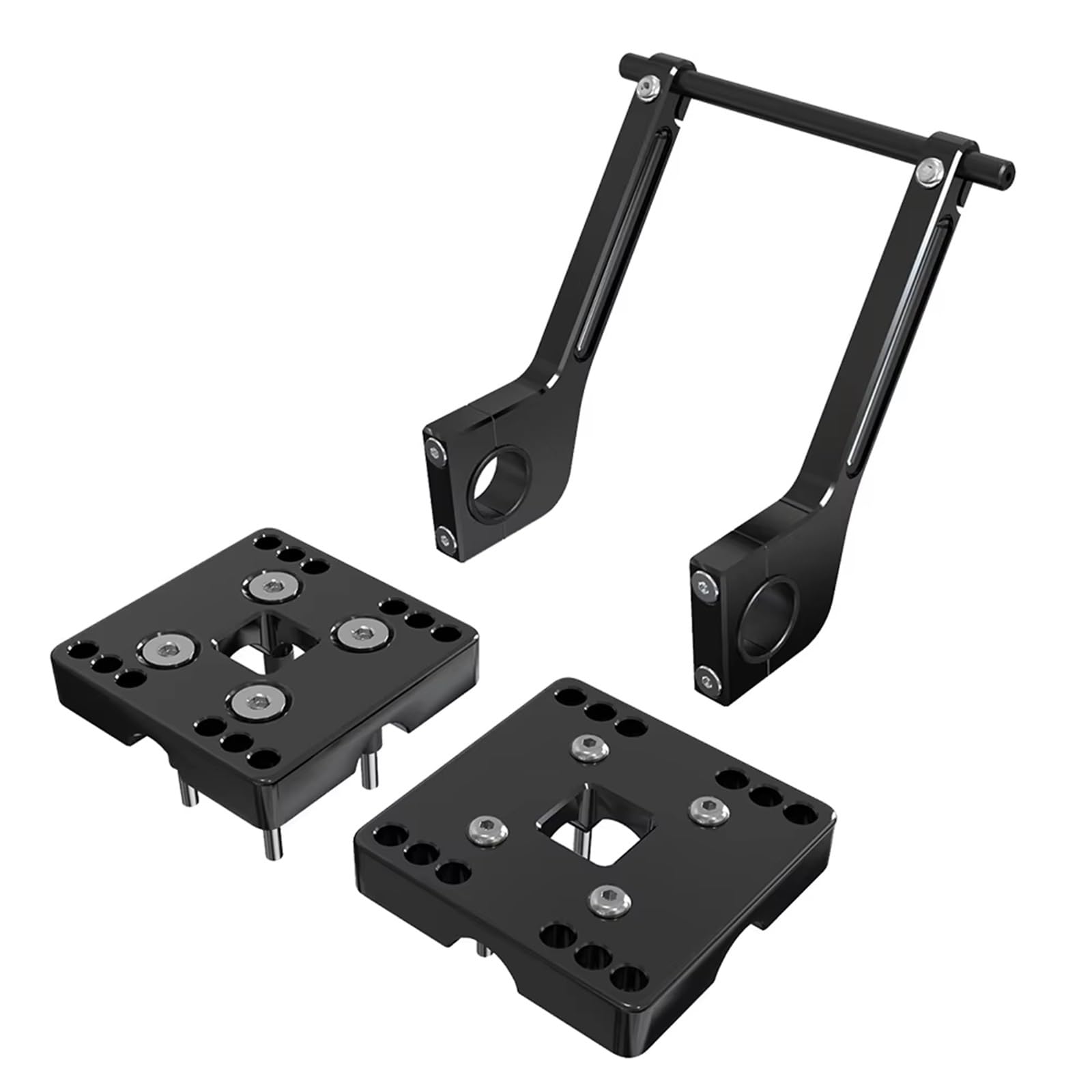 XYUOIS Kompatibel Mit CR Für CRF Für CRFX 125 250 450 Motorrad-Navigationshalterung GPS-Telefonhalter Hebel Zubehör Navigationsverlängerungshalterung Halterungen für Navigationsgeräte(Black C) von XYUOIS