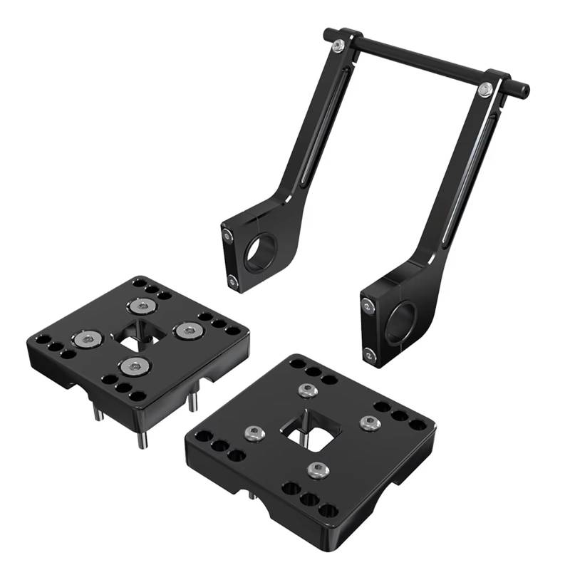 XYUOIS Kompatibel Mit CR Für CRF Für CRFX 125 250 450 Motorrad-Navigationshalterung GPS-Telefonhalter Hebel Zubehör Navigationsverlängerungshalterung Halterungen für Navigationsgeräte(Black C) von XYUOIS