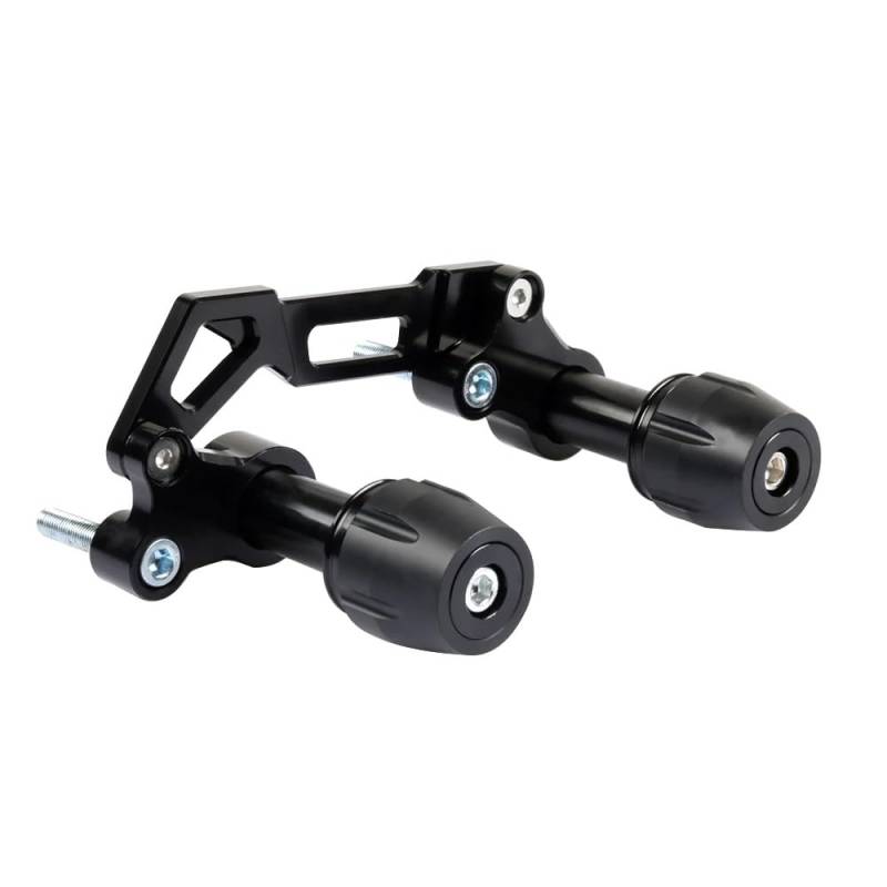 XYUOIS Kompatibel Mit Forza 350 2020 2021 2022 Motorrad-Schalldämpfer-Schieberegler, Hinterer Schutz, Crash-Schiebeschutz Motorrad Frame Sliders Gabel(Black) von XYUOIS