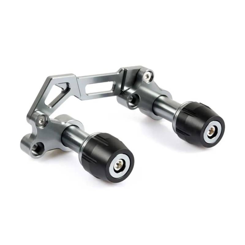 XYUOIS Kompatibel Mit Forza 350 2020 2021 2022 Motorrad-Schalldämpfer-Schieberegler, Hinterer Schutz, Crash-Schiebeschutz Motorrad Frame Sliders Gabel(Titanium) von XYUOIS