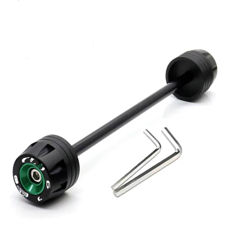 XYUOIS Kompatibel Mit Für Cb650r Für Cbr650r 2019 2020 2021 2022 2023 Vorderachse Gabel Crash Slider Motorrad Rad Schutz Motorrad Frame Sliders Gabel(Green) von XYUOIS