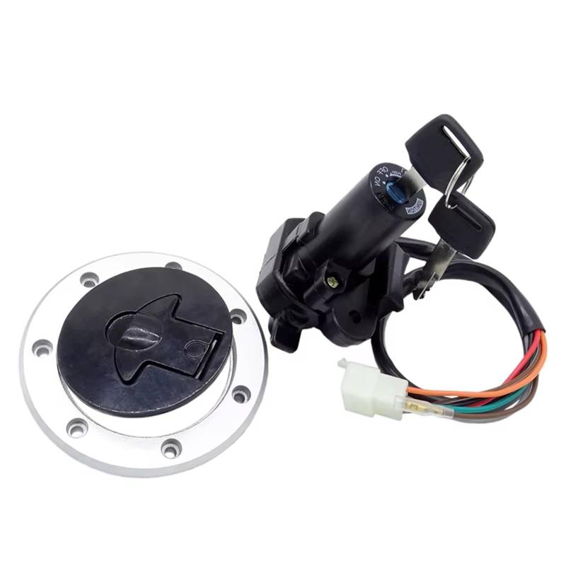 XYUOIS Kompatibel Mit Für ZXR400 1991 1992 1993 1994 1995 1996 1997 1998 1999 Für ZXR750 1991-1994 Zündschloss, Tankdeckel, Schlüsselschloss-Set zündschloss von XYUOIS