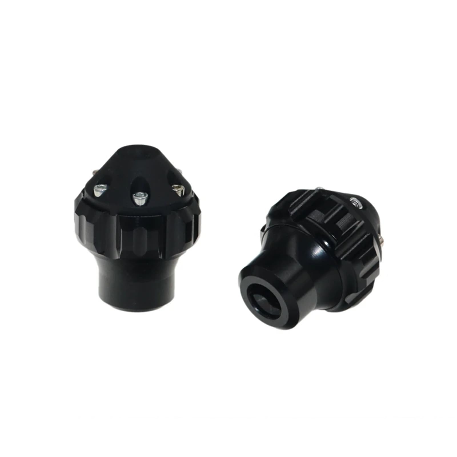 XYUOIS Kompatibel Mit Motorrad Universal Frontrahmen-Schiebereglern Crash Cup Pads Anti Drop Collision Cap Motorrad Frame Sliders Gabel(Black) von XYUOIS