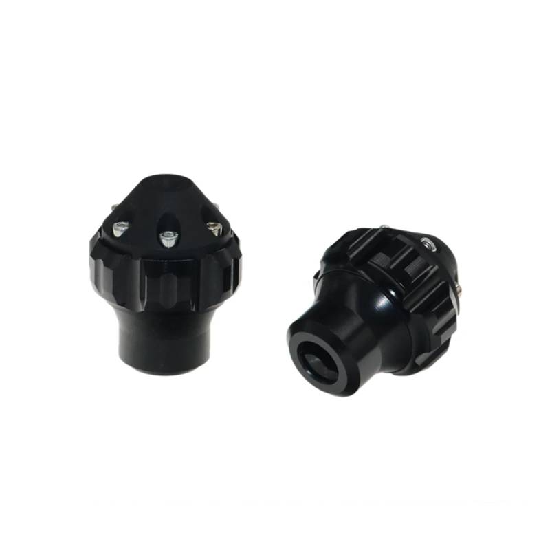 XYUOIS Kompatibel Mit Motorrad Universal Frontrahmen-Schiebereglern Crash Cup Pads Anti Drop Collision Cap Motorrad Frame Sliders Gabel(Black) von XYUOIS