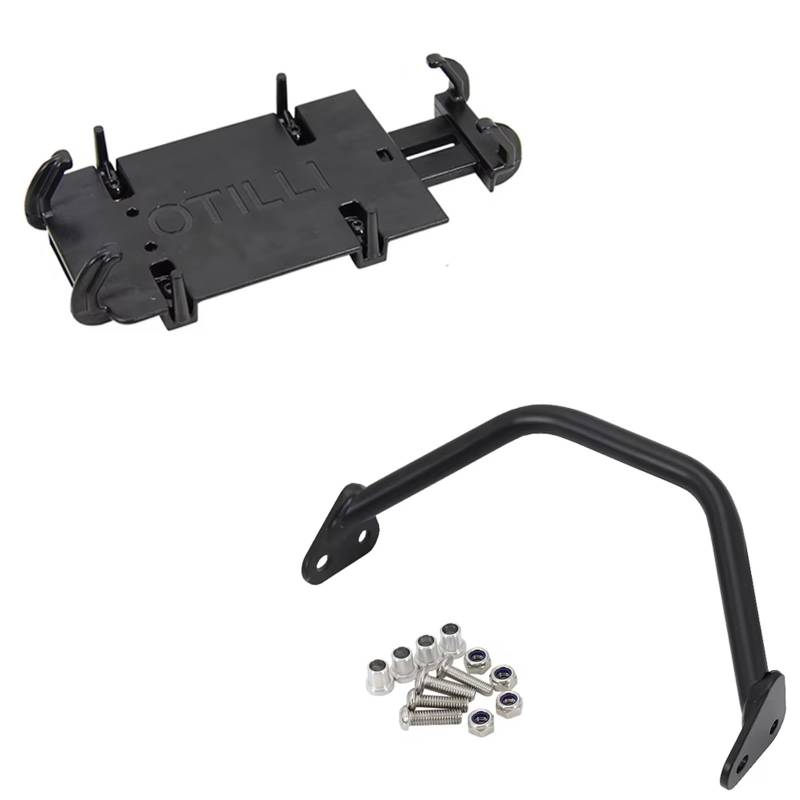 XYUOIS Kompatibel Mit S1000XR 2015 2016 2017 2018 2019 Motorradständerhalter Handy-GPS-Navigationshalterung Motorradzubehör Halterungen für Navigationsgeräte(Black AC) von XYUOIS