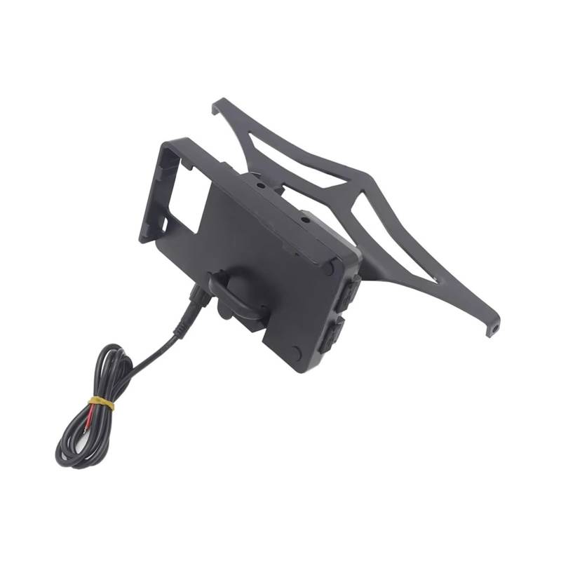XYUOIS Kompatibel Mit VFR1200X Für Crosstourer 2016 2017 2018 2019 2020 Windschutzscheibenständerhalter Telefon Handy GPS-Navigationsplattenhalterung Halterungen für Navigationsgeräte(Black B) von XYUOIS