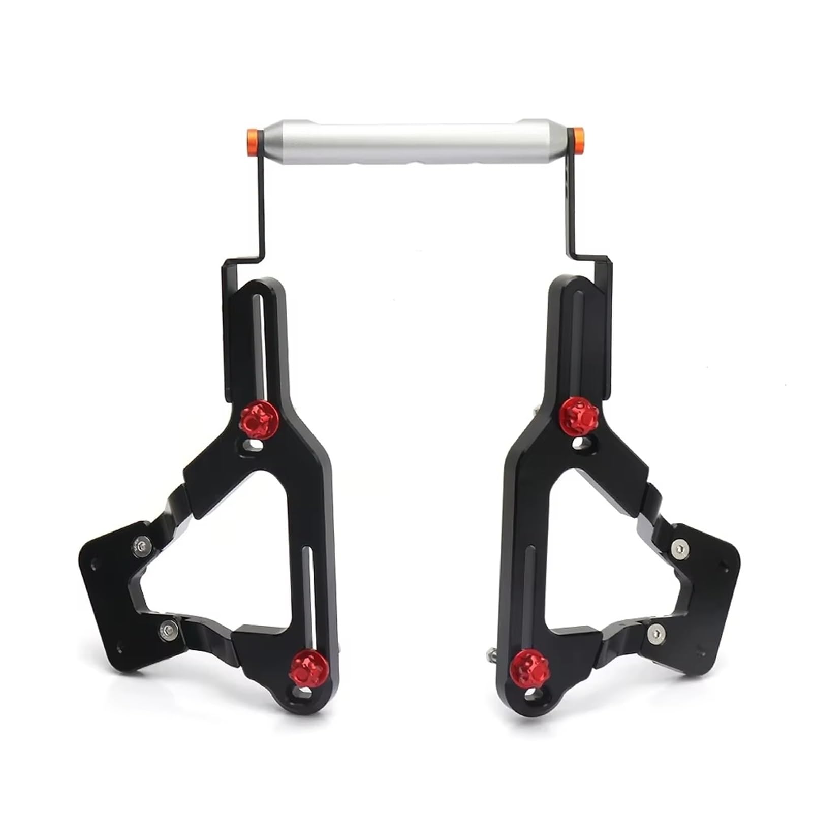 XYUOIS Kompatibel Mit Yamaha Für NMAX 155 2020 2021 2022 2023 Motorrad Schwarz GPS-Telefon-Navigationshalterung Spiegelhalterhalterung Halterungen für Navigationsgeräte(Black C) von XYUOIS