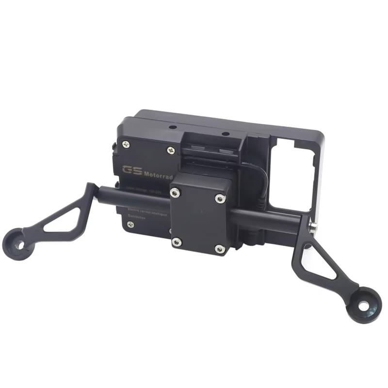 XYUOIS Kompatibel Mit Yamaha Für XMAX300 2017 2018 2019 2020 2021 Motorrad-Fronttelefonständerhalter Smartphone-Telefon GPS-Navigationsplattenhalterung Halterungen für Navigationsgeräte(Black B) von XYUOIS