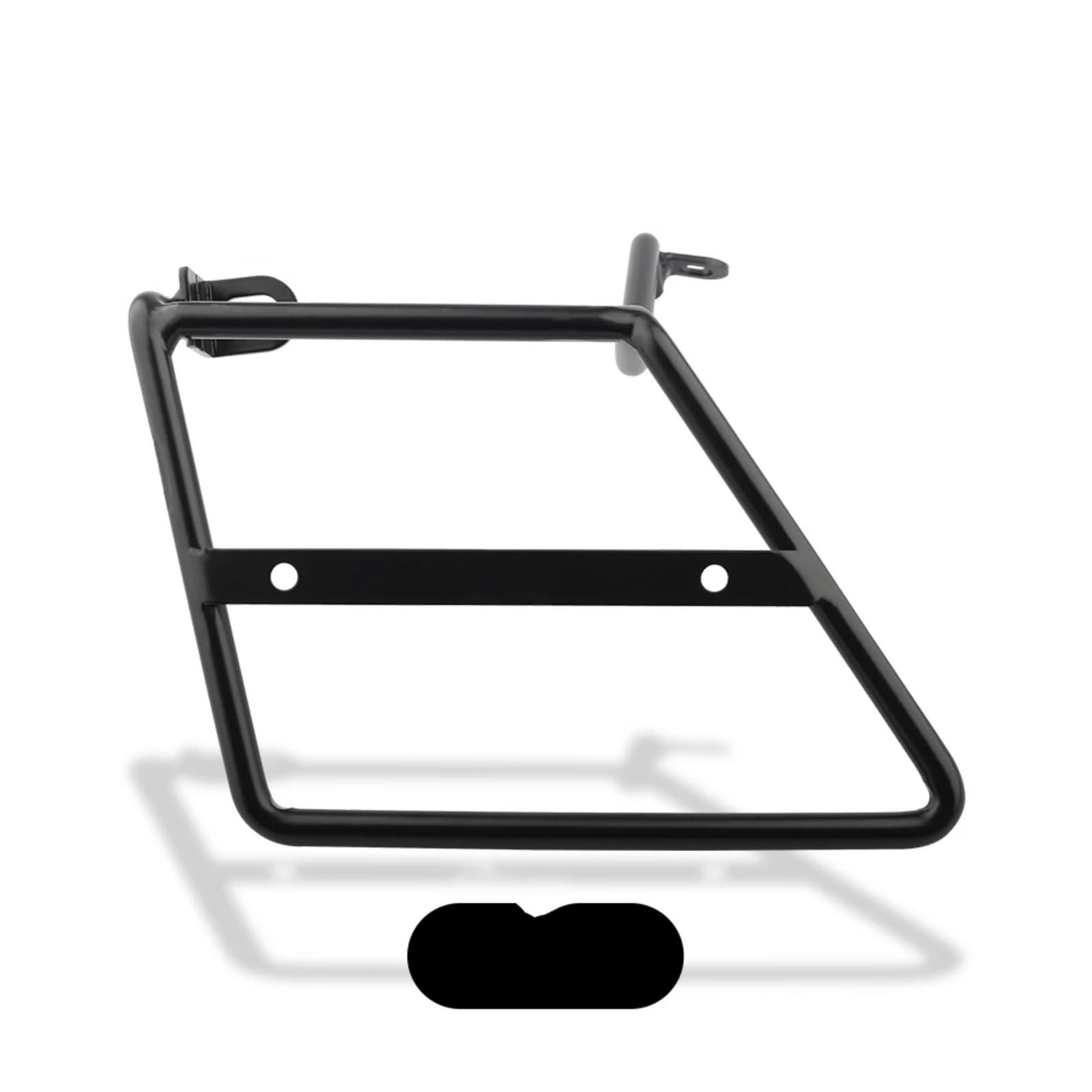 XYUOIS Motorrad-Solositz Hinten Kompatibel Mit DAX125 Für ST125 2021 2022 2023 2024 Motorrad-Satteltasche, Kofferraumtaschen-Stützhalterung, Linke Seite, Kofferraumtaschenhalter(Black-Left) von XYUOIS