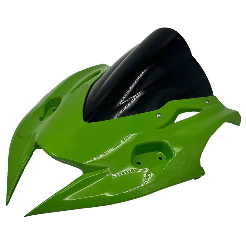XYUOIS Motorrad Windshield Kompatibel Mit Für Ninja400 2019 2020 2021 2022 2023 2024 Motorrad-Windschutzscheibe Windschutz Deflektor Verkleidungsabdeckung(Multi-Colored 2) von XYUOIS