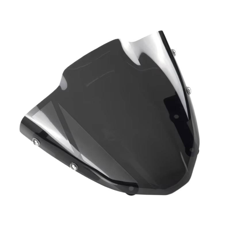 XYUOIS Motorrad Windshield Kompatibel Mit Yamaha Für MT-07 2021 2022 2023 2024 Motorrad-Windschutzscheibenzubehör Windschutzscheiben-Deflektor-Erweiterungssatz Windschutzscheibenverkleidung(Black) von XYUOIS