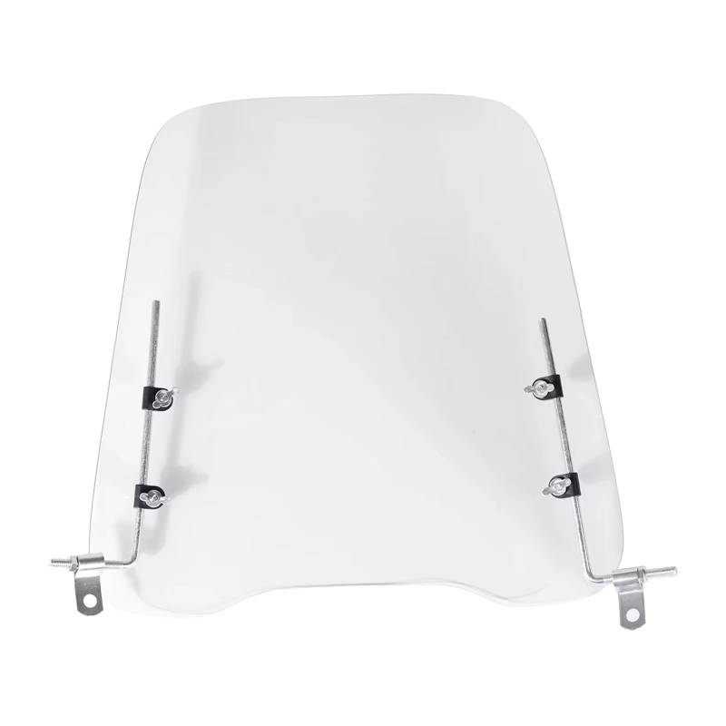 XYUOIS Motorrad Windshield Universal Motorrad Windschutzscheibe Anti-Scratch-Bildschirm Roller Windschutzscheibe Verlängerung Spoiler Einstellbare Motorrad Windschutzscheibe Verlängerung von XYUOIS