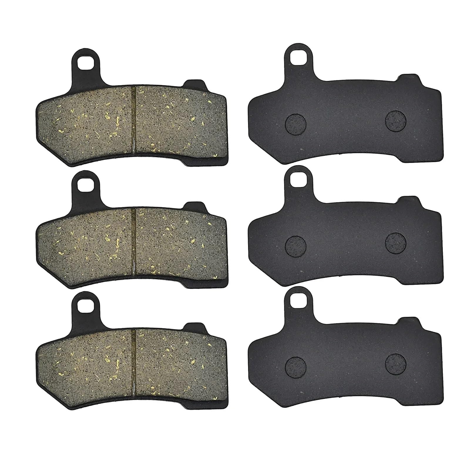XYUOIS Motorräder Bremsbeläge Kompatibel Mit Flhrc Für Road Für King 2008 2009 2010 2011 2012 2013 2014 2015 2016 2017 2018 Motorrad Vorne Hinten Bremsbeläge Scheiben(3 Pair) von XYUOIS