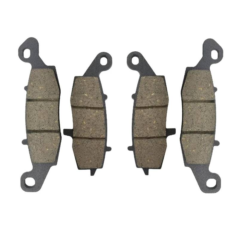 XYUOIS Motorräder Bremsbeläge Kompatibel Mit Suzuki Für DL1000 Für V-Strom 2002 2003 2004 2005 2006 2007 2008 2009 2010 2011 2012 Motorrad Vorne Hinten Bremsbeläge(Front Set) von XYUOIS