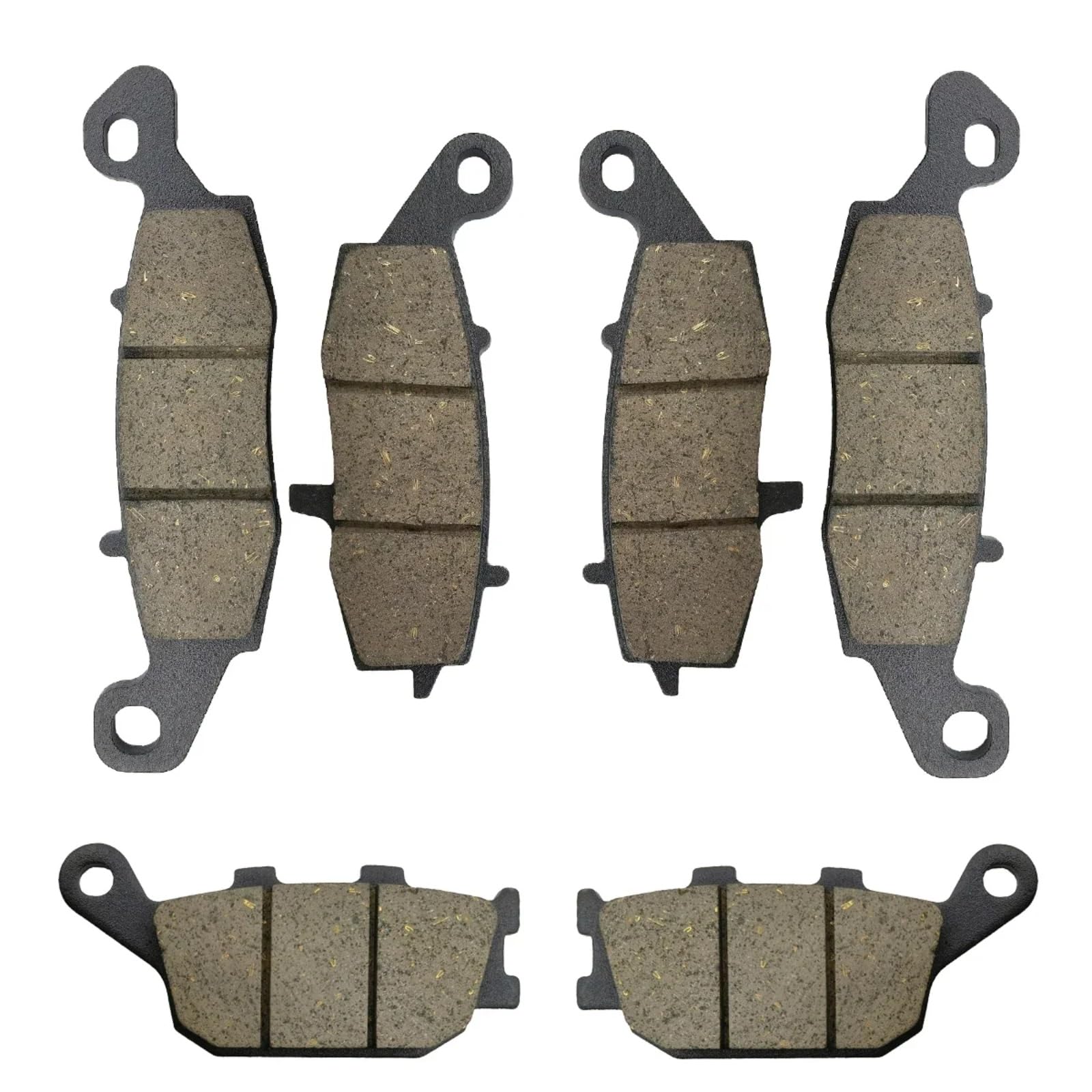 XYUOIS Motorräder Bremsbeläge Kompatibel Mit Suzuki Für DL1000 Für V-Strom 2002 2003 2004 2005 2006 2007 2008 2009 2010 2011 2012 Motorrad Vorne Hinten Bremsbeläge(Front and Rear) von XYUOIS