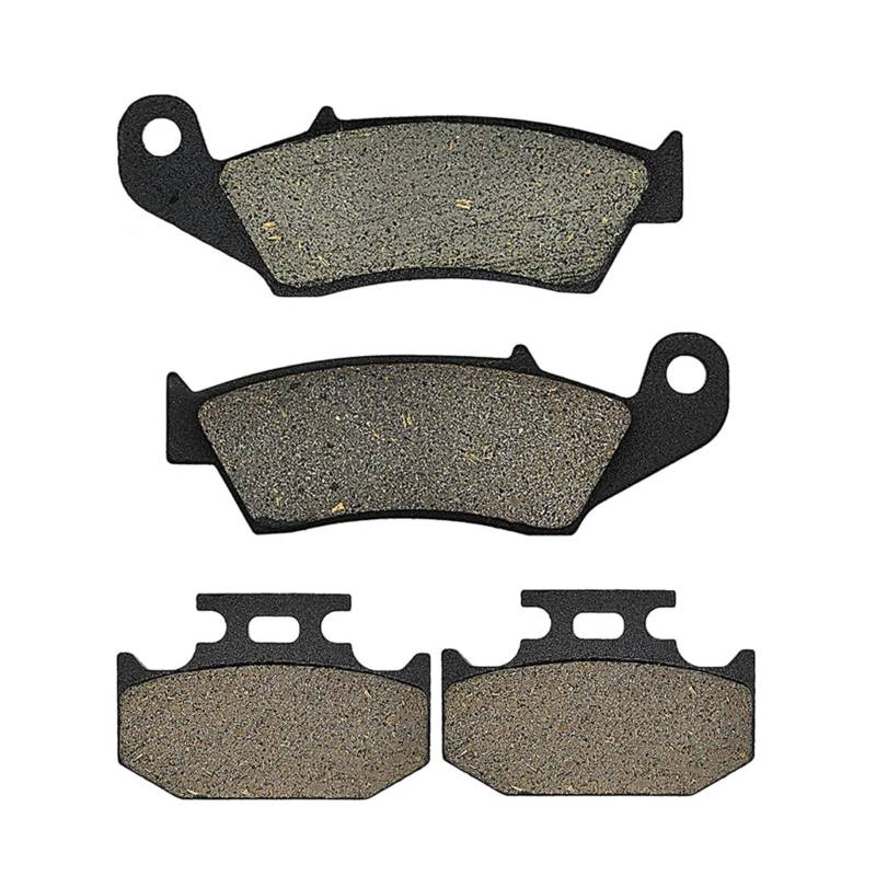 XYUOIS Motorräder Bremsbeläge Kompatibel Mit Suzuki Für DR 350V Für W X 1997 1998 1999 Motorrad Vorne Und Hinten Pad-Bremsen Ersatz-Bremsbeläge(Front and Rear) von XYUOIS