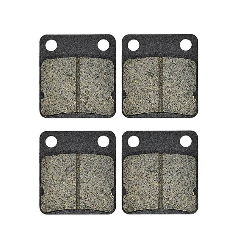 XYUOIS Motorräder Bremsbeläge Kompatibel Mit Yamaha Für ATV Für Wolverine Für Yfm 350 1995–2009, Motorrad-Bremsbeläge, Ersatz-Zubehör Für Vordere Bremsbeläge(2 Pairs Front) von XYUOIS