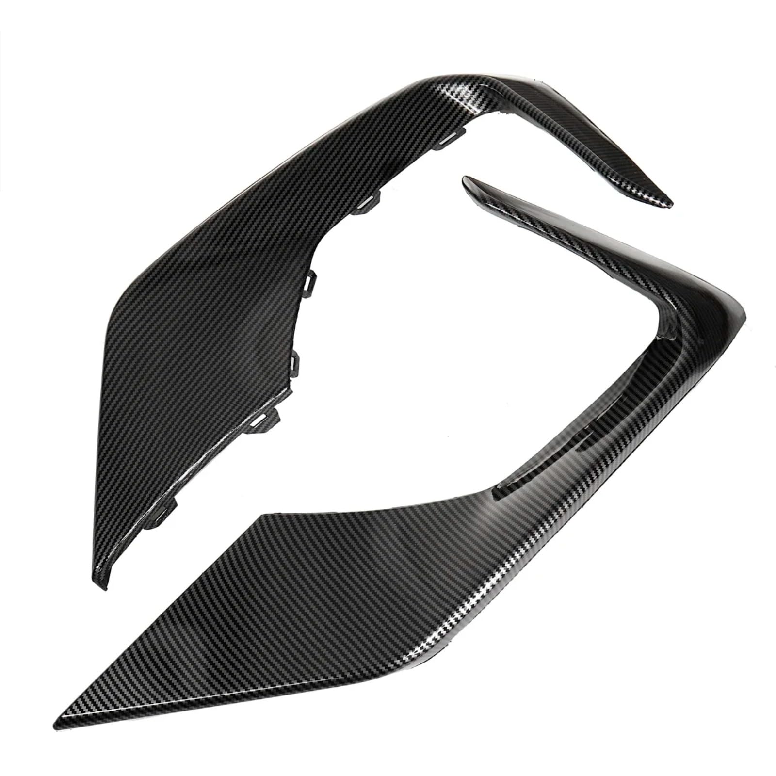 XYUOIS Nebelscheinwerfer Gitter Kompatibel Mit Ford Für Focus MK4 Für ST Für Linie X 2019 2020 2021 Auto Nebelscheinwerfer Abdeckung Trim Nebel Licht Grill Nebel Lampe Abdeckung(Carbon Fiber Look) von XYUOIS