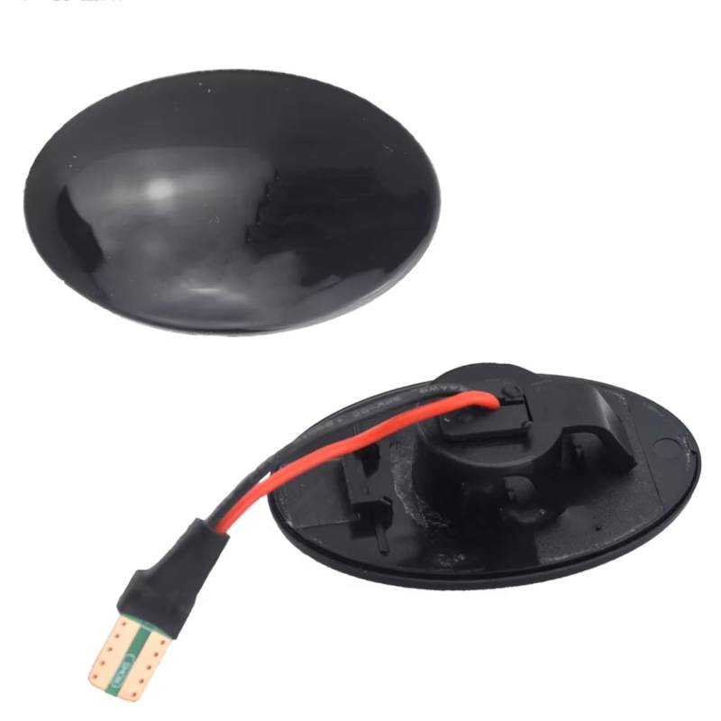 XYUOIS Positionslicht Kompatibel Mit Ford Für Transit 1995–2000 Für Transit MK6 MK7 2000–2014 Blinker Seitenmarkierungsleuchte Dynamische Blinkeranzeige(Black) von XYUOIS