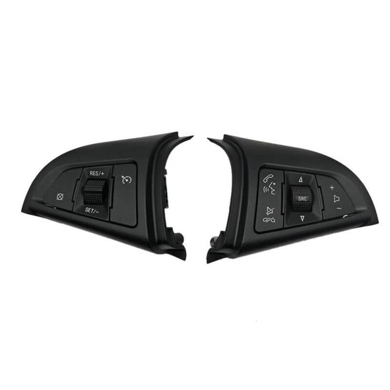 XYUOIS Schalter Lenkradsteuerung Kompatibel Mit Chevrolet Für Cruze 2009 2010 2011 2012 2013 2014 96892140 1 Paar Auto-Multifunktions-Lenkrad-Tempomattaste von XYUOIS