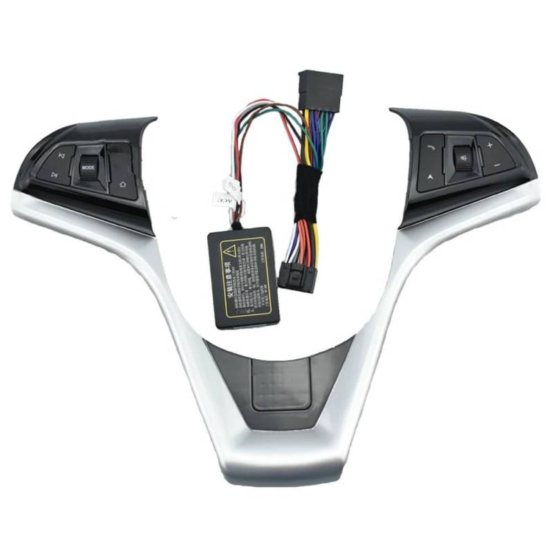 XYUOIS Schalter Lenkradsteuerung Kompatibel Mit Chevrolet Für Cruze 2009–2014 Multifunktions-Lenkradtastenschalter Lautstärketaste Audioschalter Telefontastenzubehör von XYUOIS