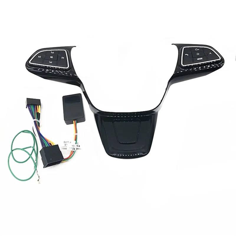 XYUOIS Schalter Lenkradsteuerung Kompatibel Mit Ford Für Focus 2012–2017 Auto-Lenkrad-Tastenschalter Audio-Stummschaltfunktionen Tasten Auto-Tempomat-Tastenbaugruppe von XYUOIS