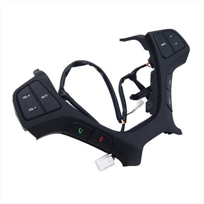 XYUOIS Schalter Lenkradsteuerung Kompatibel Mit Hyundai Für I10 2014–2017 Für I20 2015–2018 Auto-Lenkradschalter Audio-Tempomat-Taste Multifunktionstaste von XYUOIS