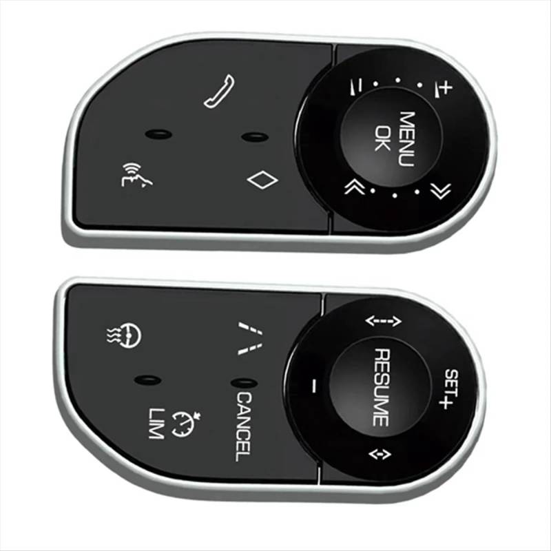 XYUOIS Schalter Lenkradsteuerung Kompatibel Mit Land Für Rover Für Range Für Rover Executive 2013–2017 Auto-Lenkradtasten Knopf-Lenkradschalter-Controller von XYUOIS