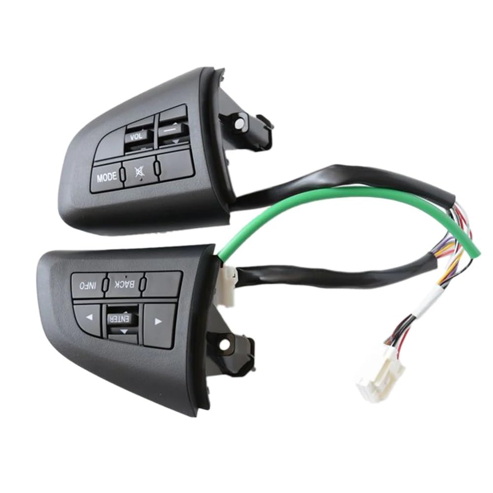 XYUOIS Schalter Lenkradsteuerung Kompatibel Mit Mazda 5 2010–2022 Multifunktions-Lenkrad-Steuerknopfschalter Auto-Styling Audio-Steuerknopf Autozubehör XYUOIS Schalter Lenkradsteuerung Kompatibel Mit Mazda 5 2010–2022 Multifunktions-Lenkrad-Steuerknopfschalter Auto-Styling Audio-Steuerknopf Autozubehör von XYUOIS