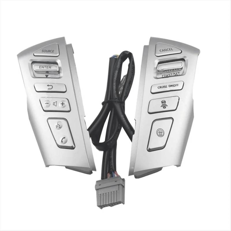XYUOIS Schalter Lenkradsteuerung Kompatibel Mit Nissan Für Patrol Y62 2012–2018 Auto Telefon Lautstärke Tempomat Auto Multifunktions-Lenkradschalter von XYUOIS
