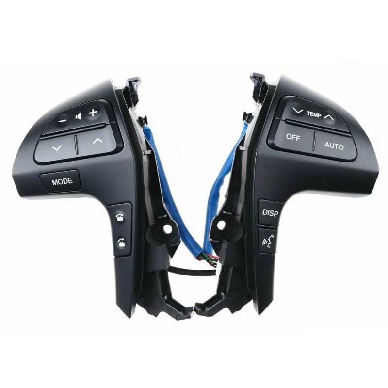 XYUOIS Schalter Lenkradsteuerung Kompatibel Mit Toyota Für Hilux Für Camry Für Highlander 84250-0K020 Auto Lenkradkombination Audio-Steuerschalter Autozubehör von XYUOIS