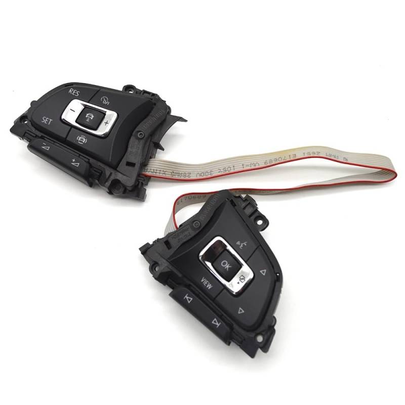 XYUOIS Schalter Lenkradsteuerung Kompatibel Mit VW Für Golf Mk7 5G0959442AB Auto Adaptive Cruidse Control Fernbedienungsschalter Lenkrad Multifunktionstaste Autozubehör von XYUOIS