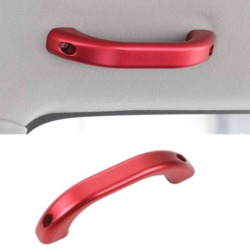 Auto Armlehnen Top Dach Haltegriff Abdeckung Grab Handles, Bar vorne Stahl Haltegriff, Überrollbügel Haltegriffe Griff für Suzuki Jimny 2019 2020 Autozubehör von XYWD
