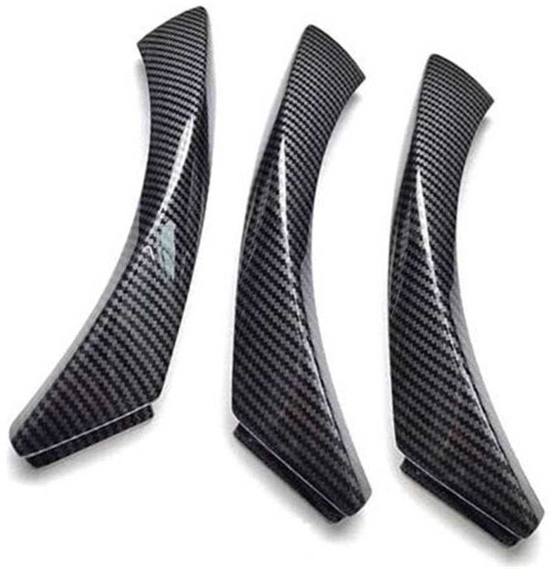 XYWOPO, for, 3er E90 E91 316 318 320 325 328i 2004 2005 2006 2007 2008 2009-2012 LHD RHD Innentür-Armlehnen-Zuggriff Auto-Innentürgriff(Black Lhd Cover 3pcs Set) von XYWOPO