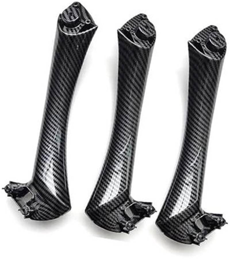XYWOPO, for, 3er E90 E91 316 318 320 325 328i 2004 2005 2006 2007 2008 2009-2012 LHD RHD Innentür-Armlehnen-Zuggriff Auto-Innentürgriff(Black Lhd Inside 3pcs Set) von XYWOPO