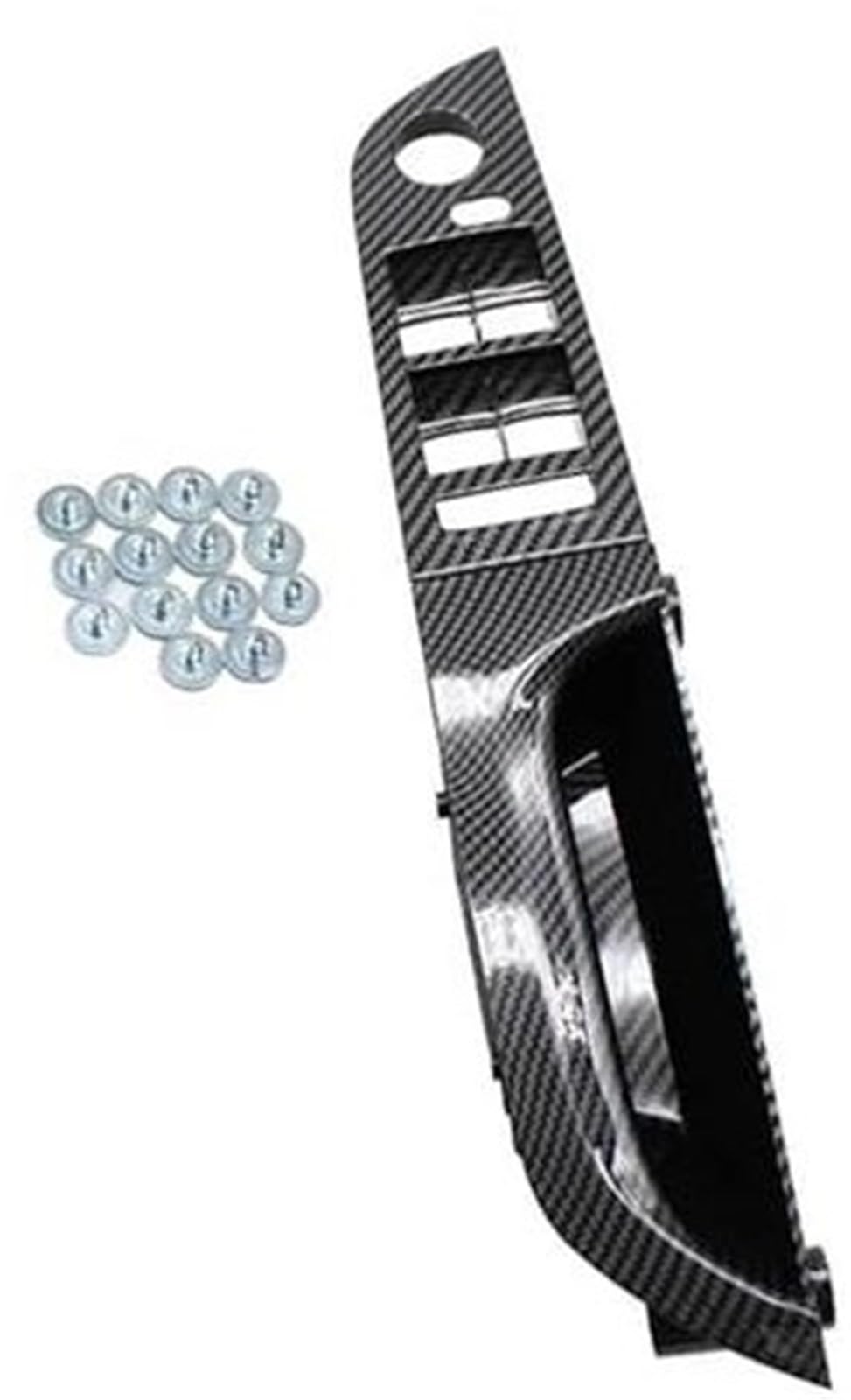 XYWOPO, for, 3er E90 E91 316 318 320 325 328i 2004 2005 2006 2007 2008 2009-2012 LHD RHD Innentür-Armlehnen-Zuggriff Auto-Innentürgriff(Black RHD Low 355mm) von XYWOPO